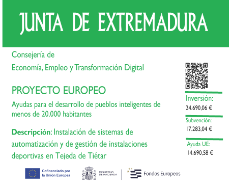 Imagen Subvención Pueblos Inteligentes 2024. Junta de Extremadura