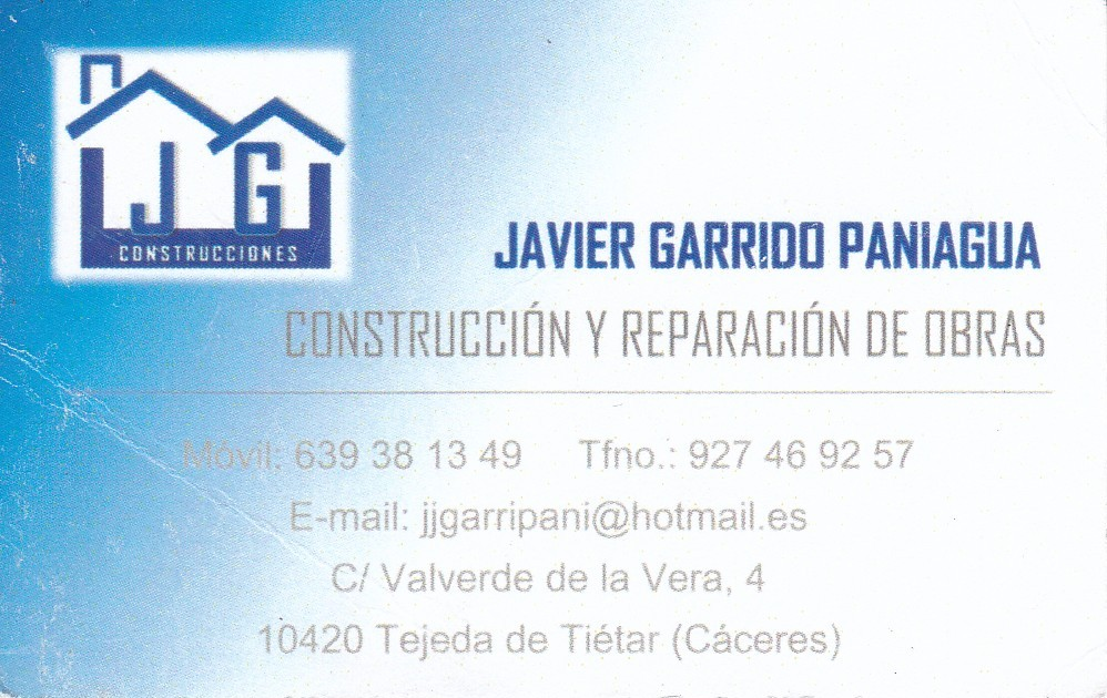 Imagen Construcción y reparación de obras Javier Garrido